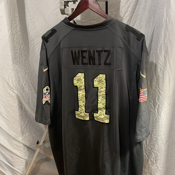 Solute to Service Super Bowl Wentz Jersey XXXL - Picture 2 of 3